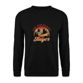 The Pheasant slayer - Unisex Pullover - Schwarz - Vorne - Alina (178cm) & Michal (187cm)
