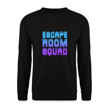 Escape Room Squad Défi de résolution de mystères - Sweat-shirt Unisexe - noir - Devant - Alina (178cm) & Michal (187cm)