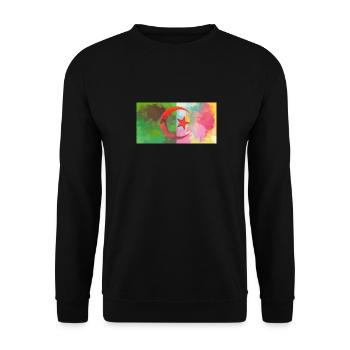Algerien - Unisex Pullover - Schwarz - Vorne - Alina (178cm) & Michal (187cm)