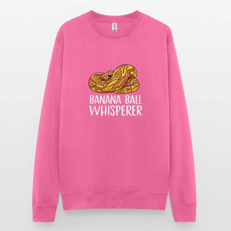 Conception de boule de banane pour un python Sweat-shirt Unisexe