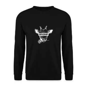 Südharz Merch - Sophienhof - Unisex Pullover - Schwarz - Vorne - Alina (178cm) & Michal (187cm)