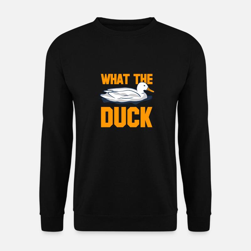 Qu’est-ce que le canard - Sweat-shirt Unisexe - noir