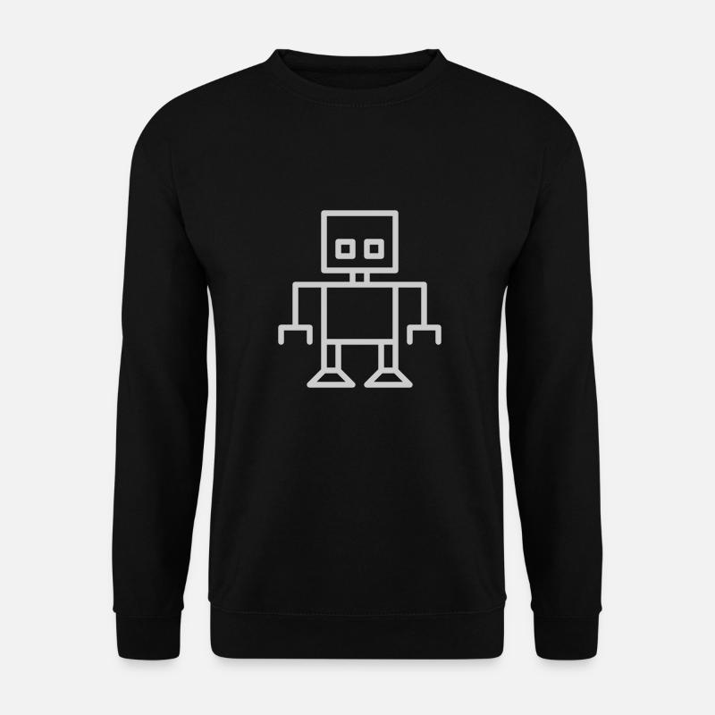 Robot - Unisex Sweatshirt - black