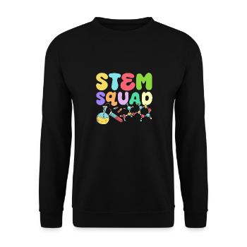 Stem Squad Special Education Sped Teacher - Unisex Sweatshirt - black - Front - Alina (178cm) & Michal (187cm)