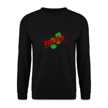 I Hate Coriander - Unisex Sweatshirt - black - Front - Alina (178cm) & Michal (187cm)