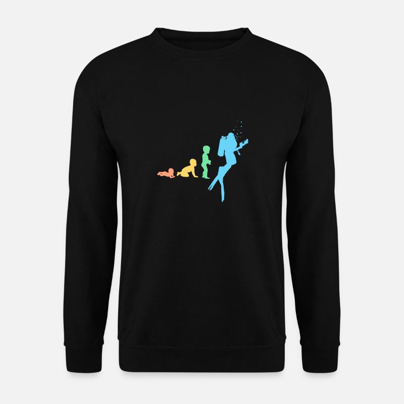 Plongeur Evolution - Sweat-shirt Unisexe - noir