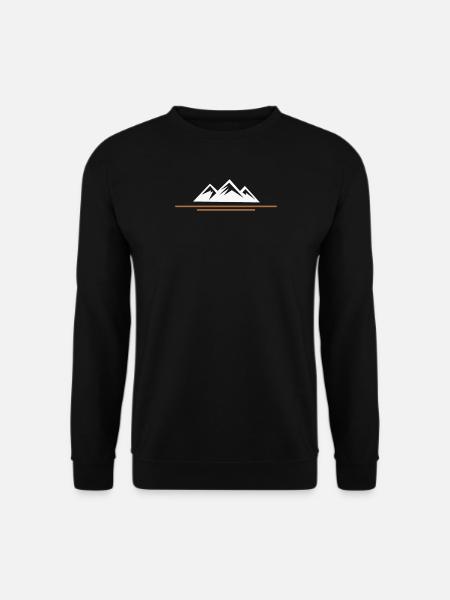 Feel the mountain - Unisex Sweatshirt - black