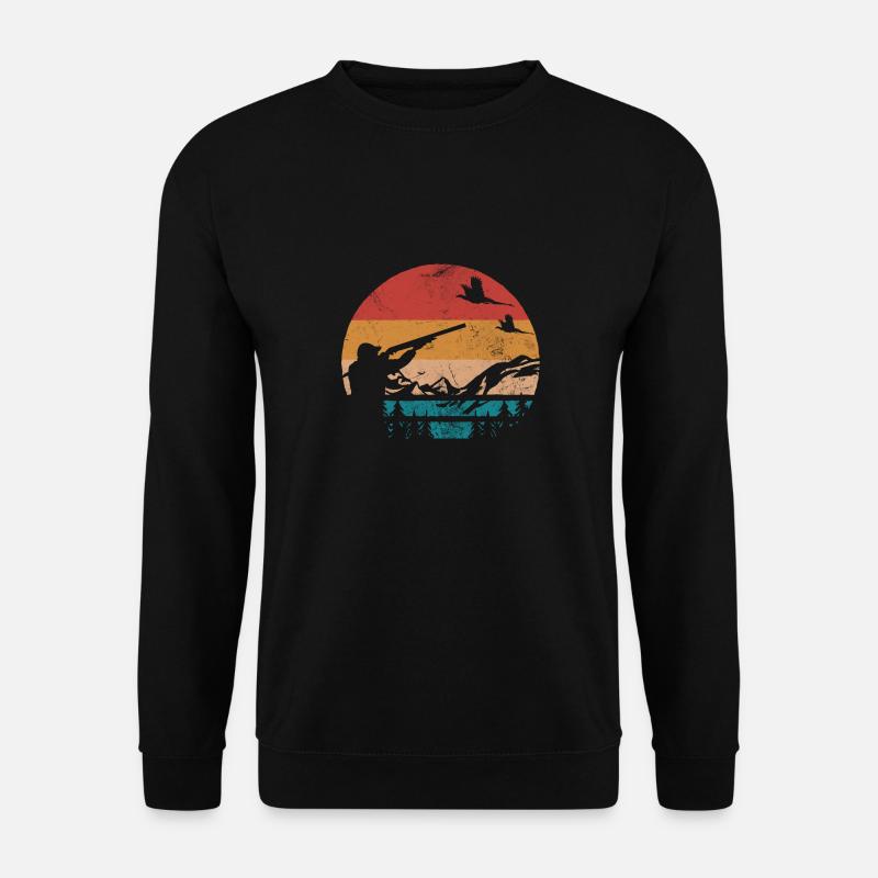 Pheasant hunter Retro - Unisex Pullover - Schwarz