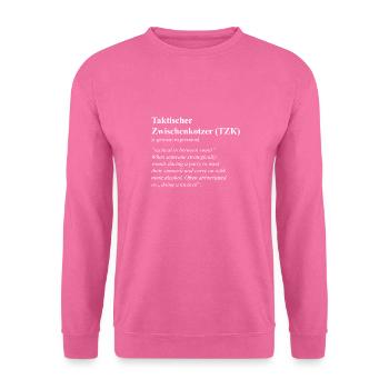 Tactical Interjection Funny Phrase - Unisex Sweatshirt - pink - Front