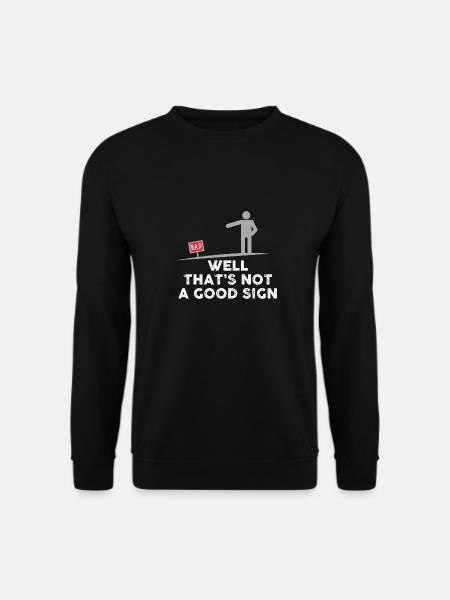 Morsom tekstdesign for en morsom tekstelsker - Genser unisex - svart