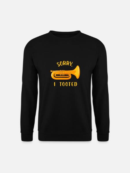 Sorry I tooted | Euphonium - Unisex Sweatshirt - black