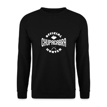 Monstre vampire mexicain officiel Chupacabra Hunter - Sweat-shirt Unisexe - noir - Devant - Alina (178cm) & Michal (187cm)