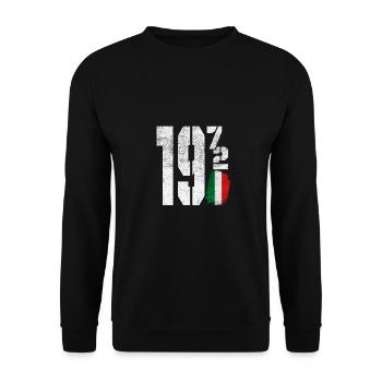 50th birthday Italy 1972 - Unisex Sweatshirt - black - Front - Alina (178cm) & Michal (187cm)