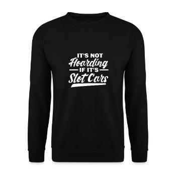 Ce n’est pas de la thésaurisation si c’est des voitures à sous modèle auto - Sweat-shirt Unisexe - noir - Devant - Alina (178cm) & Michal (187cm)