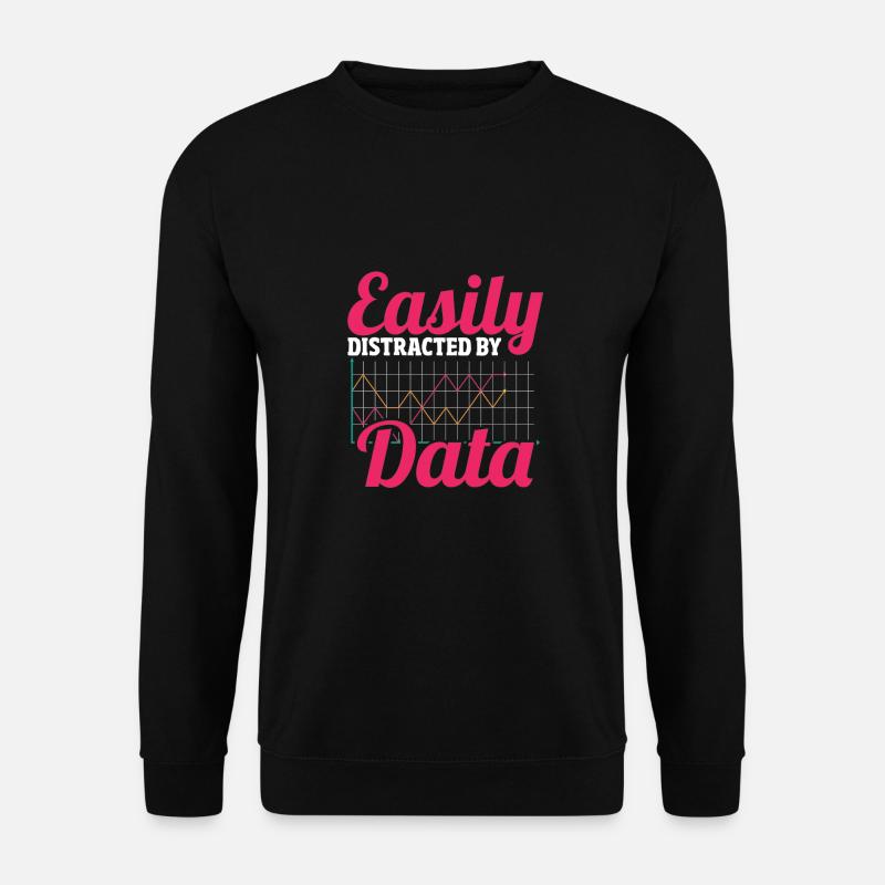 Analyst Datenerfassung Dateningenieur Daten - Unisex Pullover - Schwarz