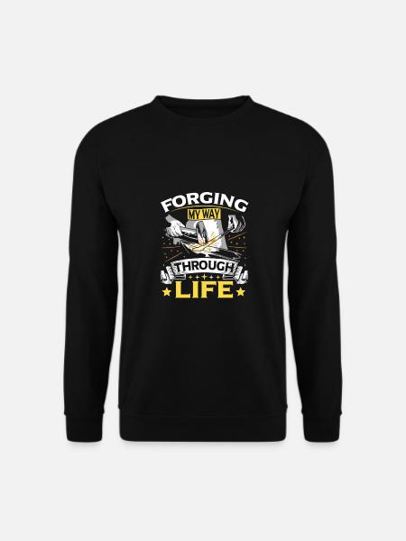 Power Blacksmith Metalforge Merch - Unisex Sweatshirt - black