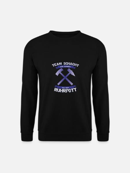 Schalke Team Ruhrpott Fussball Schalker Geschenk - Unisex Pullover - Schwarz