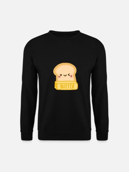 smooth like butter - Unisex Sweatshirt - black