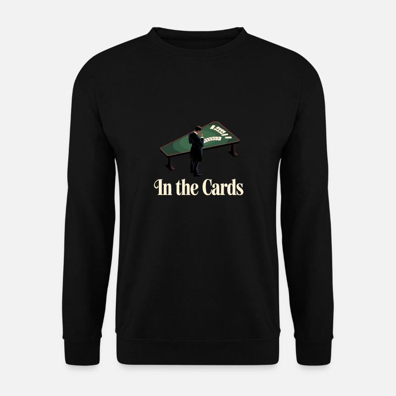 Strategic Poker Player Design - Unisex Sweatshirt - black