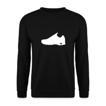 Sports Shoe - Unisex Sweatshirt - black - Front - Alina (178cm) & Michal (187cm)