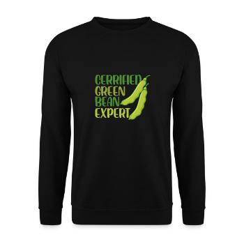 Conception experte certifiée Green Bean - Sweat-shirt Unisexe - noir - Devant - Alina (178cm) & Michal (187cm)