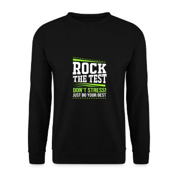 Middle School Teachers - Unisex Sweatshirt - black - Front - Alina (178cm) & Michal (187cm)