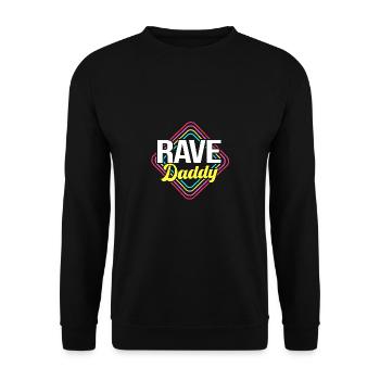 Rave Raver Musique techno Techno basse Table de mixage - Sweat-shirt Unisexe - noir - Devant - Alina (178cm) & Michal (187cm)