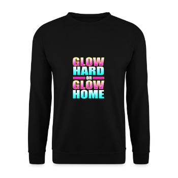 Rave Raver Musique techno Techno basse Table de mixage - Sweat-shirt Unisexe - noir - Devant - Alina (178cm) & Michal (187cm)
