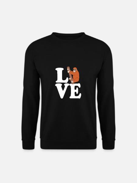 Orangutan - Unisex Sweatshirt - black