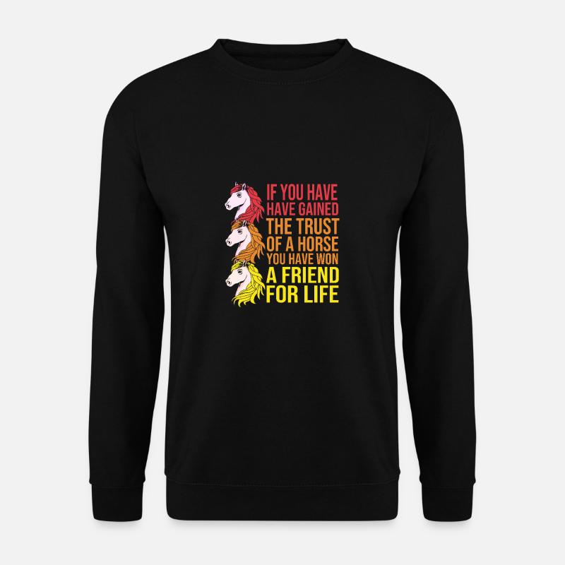 Saut d’obstacles Saut d’obstacles - Sweat-shirt Unisexe - noir
