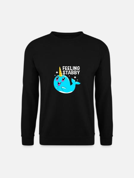 Narwhal - Unisex Sweatshirt - black