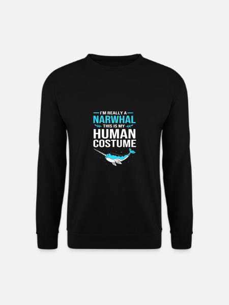 Narwhal - Unisex Sweatshirt - black