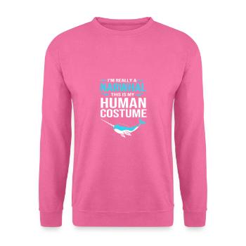 Narwal - Unisex Pullover - Pink - Vorne