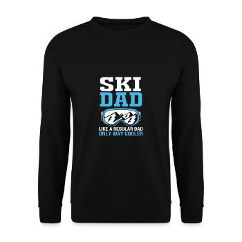 Ski Ski Holiday - Unisex Sweatshirt - black - Front - Alina (178cm) & Michal (187cm)