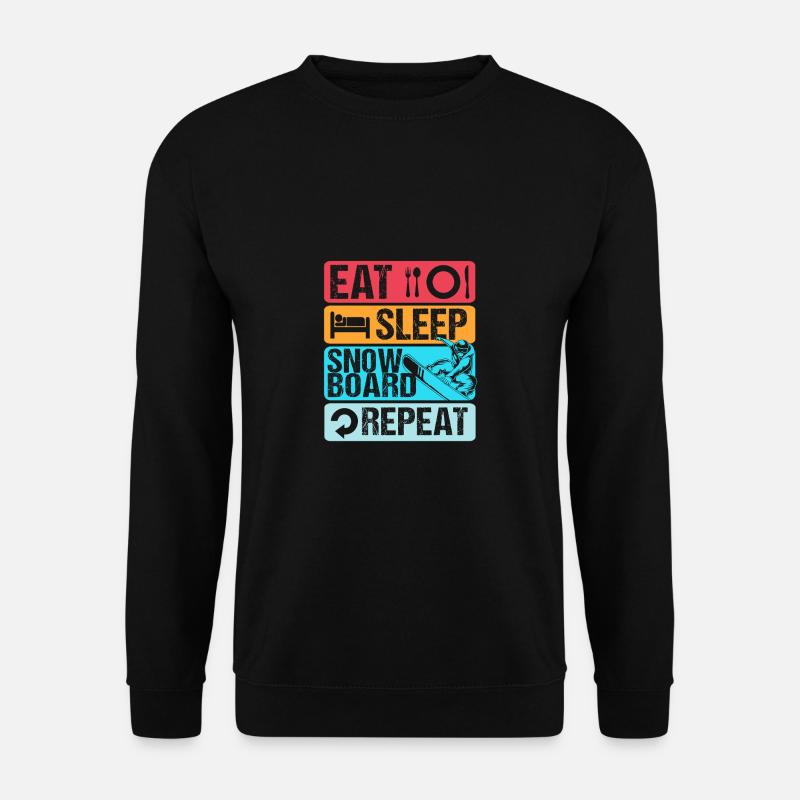 Snowboard Snowboarding Snowboard Holidays Snowboarders - Unisex Sweatshirt - black