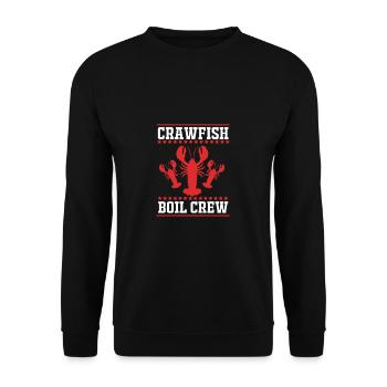 Crab - Unisex Sweatshirt - black - Front - Alina (178cm) & Michal (187cm)