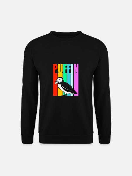 Papageientaucher Puffin - Unisex Sweatshirt - black