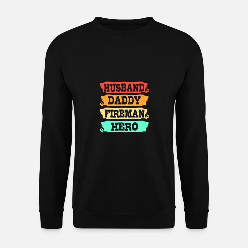 Feuerwehrmann Feuerwehr - Unisex Pullover - Schwarz