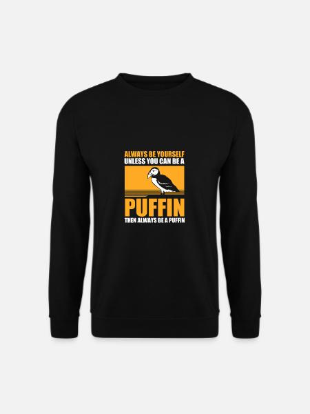Papageientaucher Puffin - Unisex Pullover - Schwarz