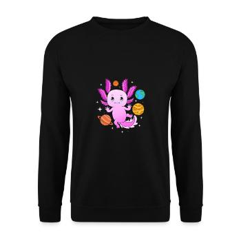 Pastel Gothic - Unisex Sweatshirt - black - Front - Alina (178cm) & Michal (187cm)