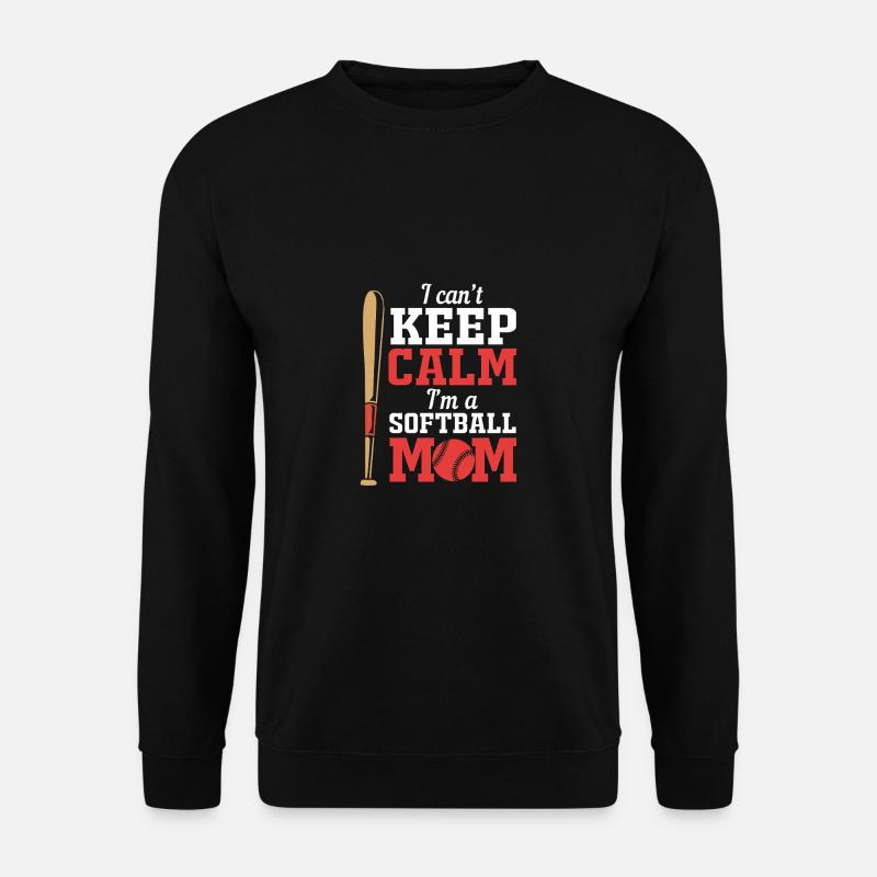 Softball Mom Softball Mom - Unisex Sweatshirt - black