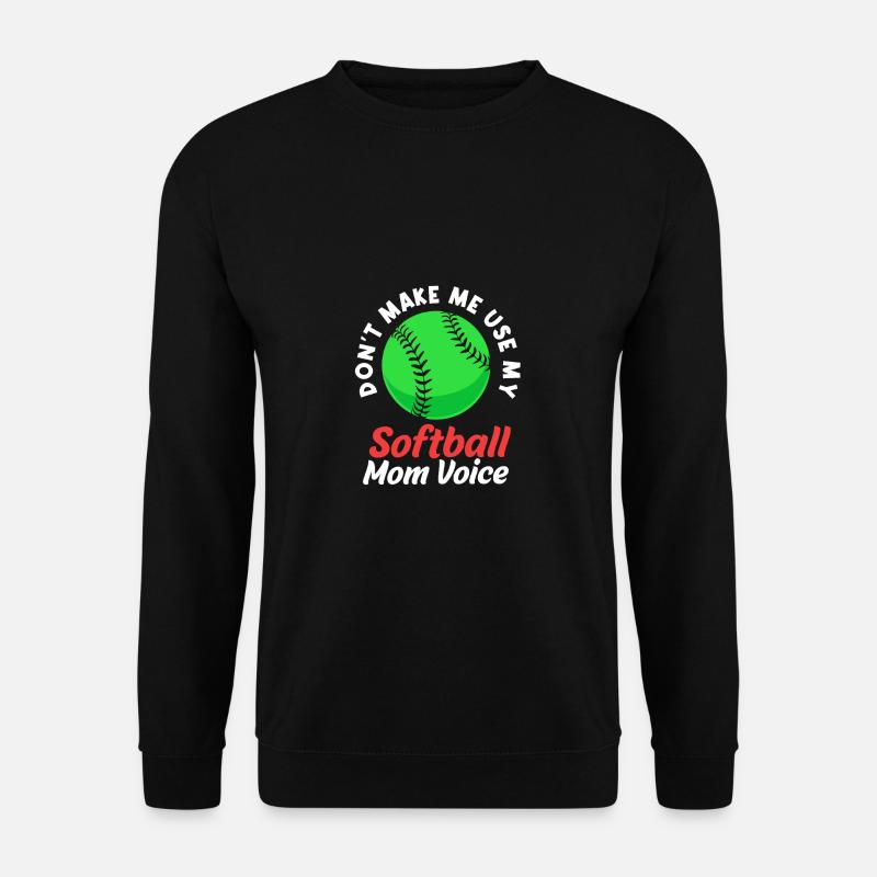 Softball Mom Softball Mom - Unisex Sweatshirt - black