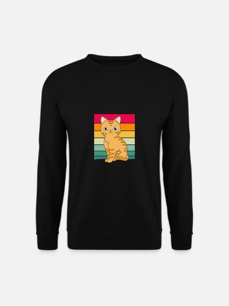 Tabby Cat - Unisex Sweatshirt - black