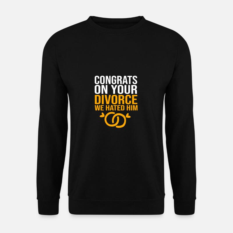 Scheidung - Unisex Pullover - Schwarz