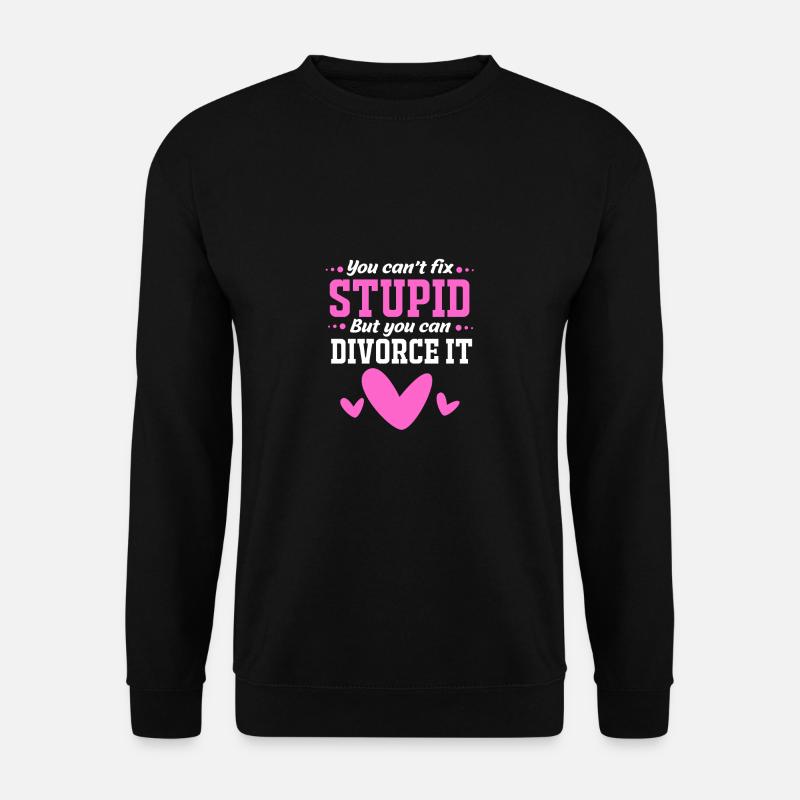 Scheidung - Unisex Pullover - Schwarz