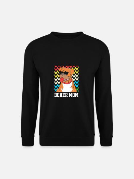 Boxer Dog - Unisex Sweatshirt - black