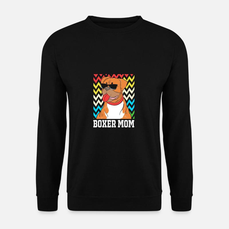 Boxer Dog - Unisex Sweatshirt - black