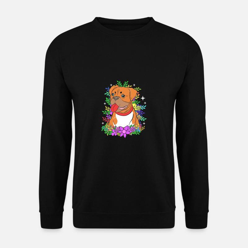Boxer Hund - Unisex Pullover - Schwarz