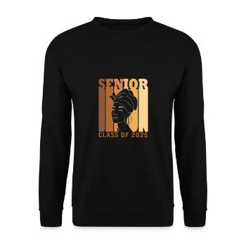 Class of 2025 - Unisex Sweatshirt - black - Front - Alina (178cm) & Michal (187cm)