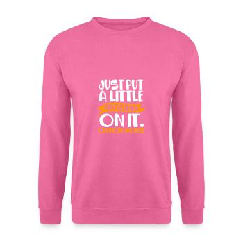 Maman croquante - Sweat-shirt Unisexe - rose - Devant